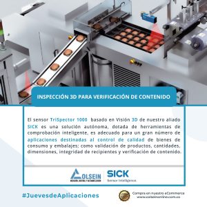 Inspección 3D para verificación de contendido. TriSpector1000