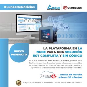 Plataforma UniCloud de Unitronics, la nube sin códigos