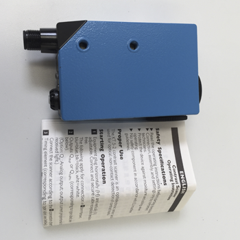 Sensor de contraste KT5, Rango 10mm, luz verde, salida NPN, conexión M12 4 Pin, IP67