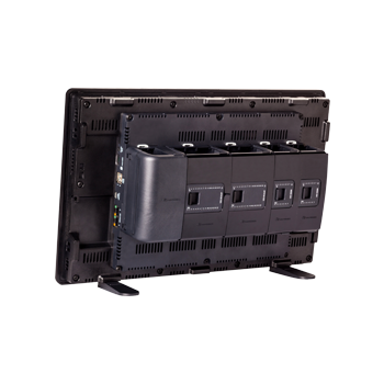 PLC+HMI táctil USP-156-B10 de la familia UniStream sin entradas y salidas incorporadas.