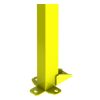 Poste estandar amarillo de 60x40 mm altura del poste de 2200 mm