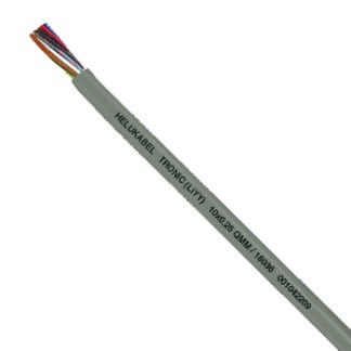 Cable de datos de PVC flexible, código de color, marcado métrico TIPO:TRONIC; CALIBRE: 4X0.34 QMM 22AWG